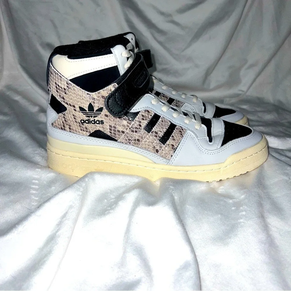 Adidas Men’s Forum 84 High Gray Python - Size 8,5